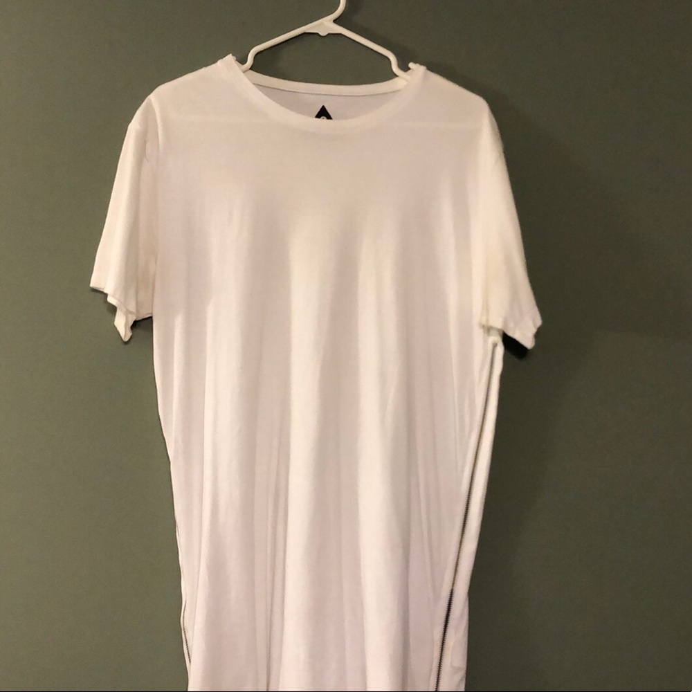 Top man Xtra long T-shirt (Zipper)